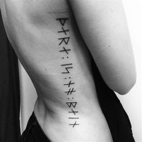 Rune Tattoo So Rad Tattooed By Noelle Lamonica Divine Machine Tattoo