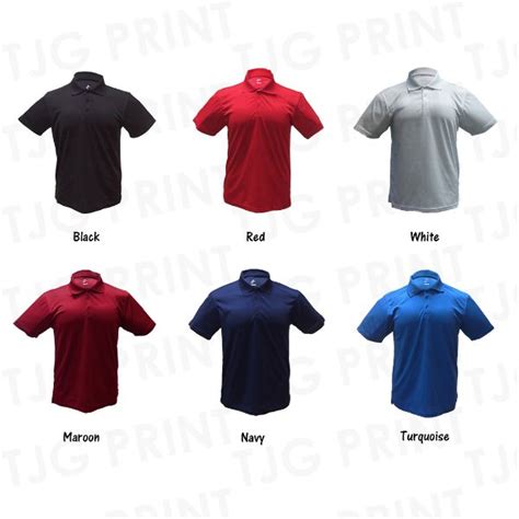 Custom Dri Fit Polo T Shirt Printing Services Singapore Tjg Print