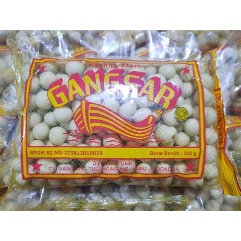 Jual Kacang Atom Gangsar 225 Gr Shopee Indonesia