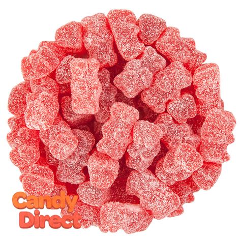 Clever Candy Sour Tart Cherry Flavored Gummy Bears 66lbs