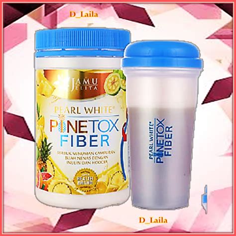 Jamu Jelita Pinetox Fiber Original Fibre Lazada