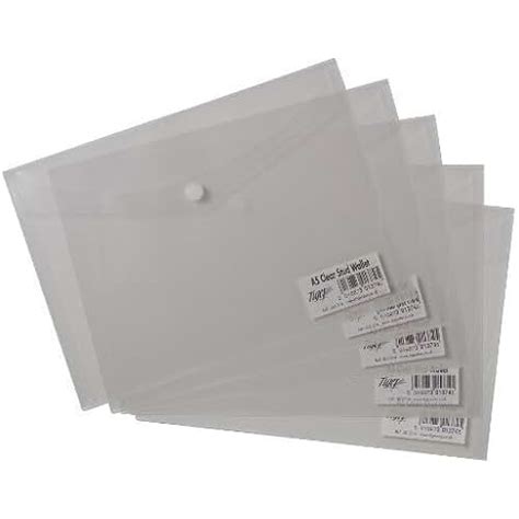 Amazon.co.uk: clear plastic envelopes a5