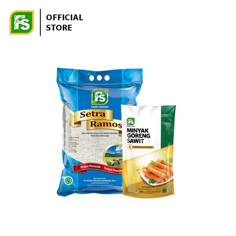 FS Setra Ramos Premium 5 Kg Minyak Super 1 Liter Food Station