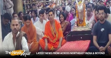 Akshay Kumar Visits Mahakal Temple In Ujjain On His Birthday Cricketer