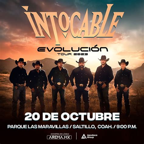 Llega grupo Intocable a Saltillo con su Evolución Tour 2023