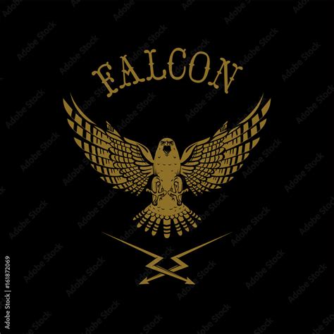 Falcon Logo Stock Vector | Adobe Stock