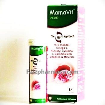 MamaVit PCOD Effervescent Tablets 10s Faiz Pharmacy Mombasa Kenya