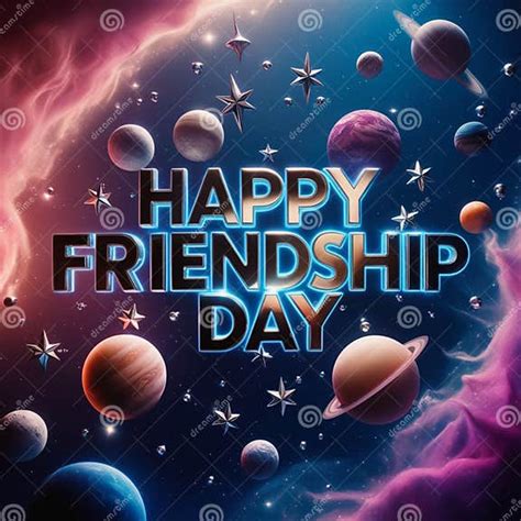 Celebrate the Essence of Friendship Stock Illustration - Illustration ... 