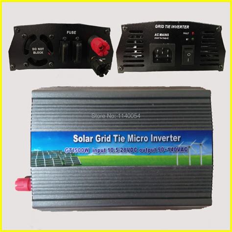 500W MPPT Grid Tie Micro Inverter 10 5 28VDC To AC90 140V Or 180 260V