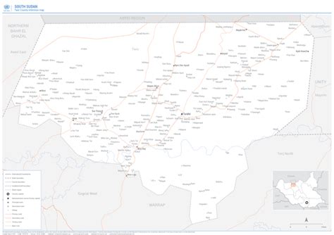 South Sudan Twic County Reference Map As Of March 2020 South Sudan