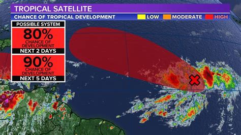 Two Tropical Disturbances Being Monitored In The Atlantic