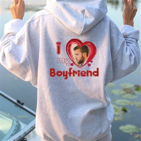 I Love My Boyfriend Hoodie Etsy