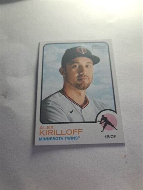 Topps Heritage Base Alex Kirilloff Minnesota Twins Ebay