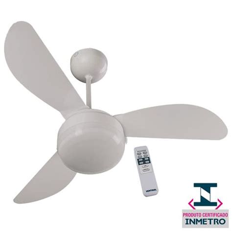 Ventilador De Teto Ventisol F Nix Lustre E Velocidades E Controle