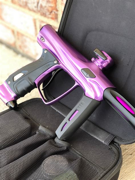 Used Sp Shocker Rsx Paintball Gun Gloss Purple Punishers Paintball