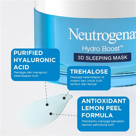 Neutrogena Hydro Boost 3d Sleeping Mask 50g Watsons Indonesia