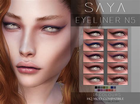 The Sims Resource Sayasims Eyeliner N