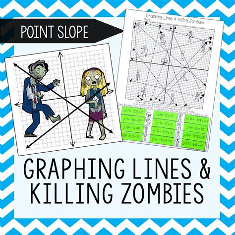 Graphing Lines & Zombies ~ Graphing Lines in Point Slope Form Activity | Graphing linear ...