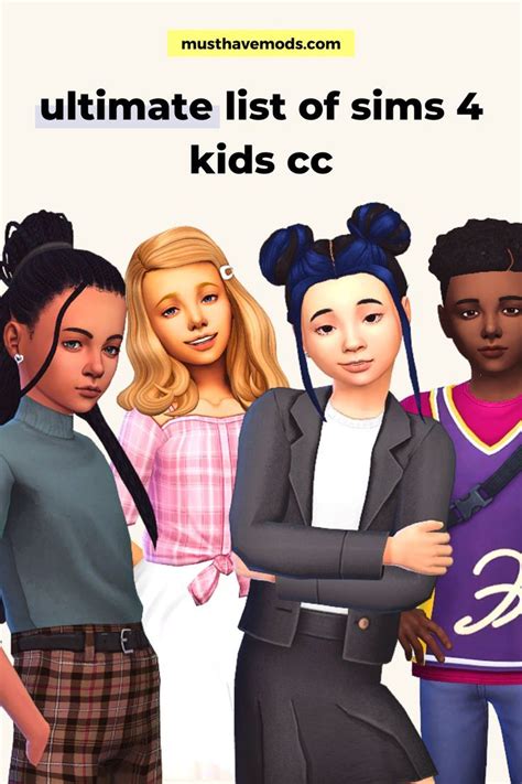 The Ultimate List of Sims 4 Kids CC: Best Child Clothes, Child Hair ...