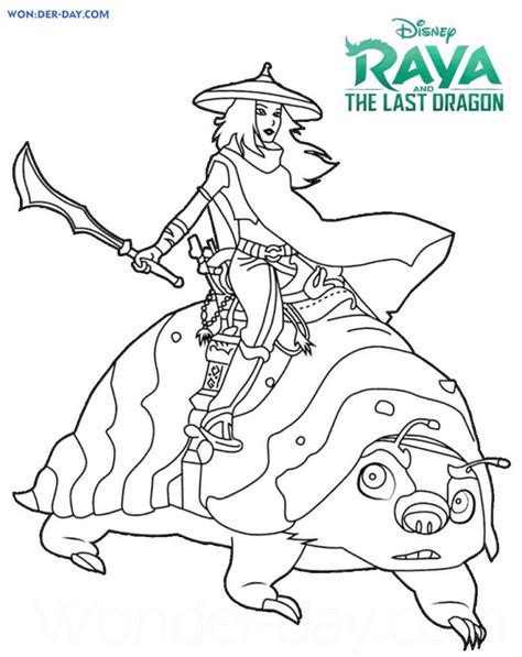 Raya And The Last Dragon Coloring Pages 50 Free Coloring Pages