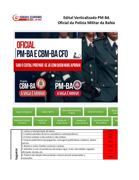 Concurso Pm Ba Cfo Baixe O Edital Verticalizado Hot Sex Picture