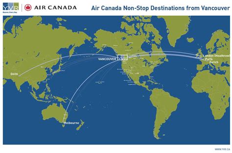 Air Canada Announces Major Route Expansion At Yvr Yvr