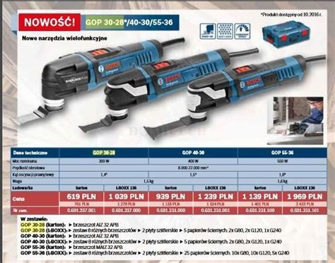 Narzędzie wielofunkcyjne Bosch GOP 55 36 Domitech pl