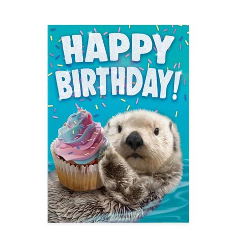 Otter Birthday Card - A2Z Science & Learning Toy Store