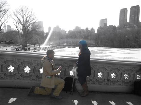 The Cutest Marriage Proposal In Central Park Robbins Brothers Blog