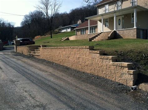 Residential Driveway Retaining Wall Cornerstone Wall Solutions