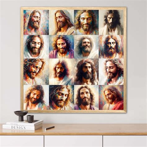 Faces Of Christ Interesting Christian Art Of Many Faces Of Jesus Christ