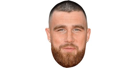 Travis Kelce (Beard) Mask - Celebrity Cutouts