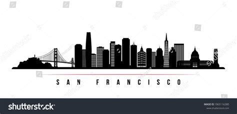 San Francisco Skyline Silhouette Royalty-Free Images, Stock Photos ...