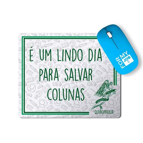 Mouse Pad Quiroprata Quiropraxia Presente Salvar Colunas Shopee Brasil