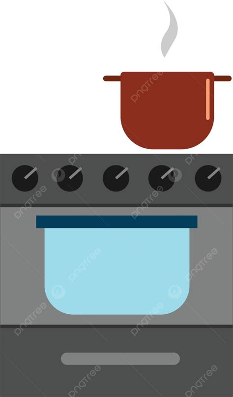 Gas Stove Vector Or Color Illustration Warm Burn Temperature Vector