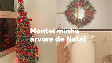 Comprinhas para casa e para o Natal Montei minha árvore de Natal YouTube