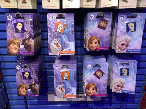 Frozen Gift Cards - Disney Pins Blog