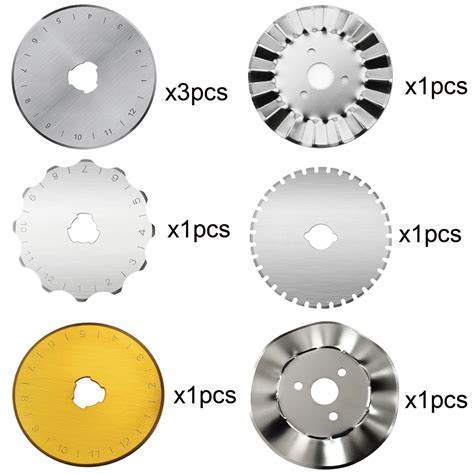 45mm Rotary Cutter Blades Set 45mm Wave Blade 45mm Pinking Blade 45mm Skip Blade Set For All