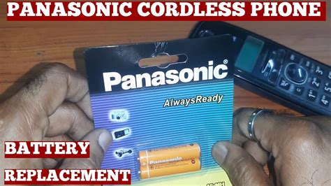 How To Replace The Battery In Your Panasonic Cordless Phone Youtube