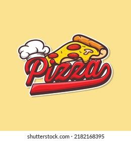 Pizza Cafe Logo Pizza Icon Illustration Stock Vector Royalty Free