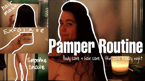 My Pamper Self Care Shower Routine Winter Edition Haircare Skincare