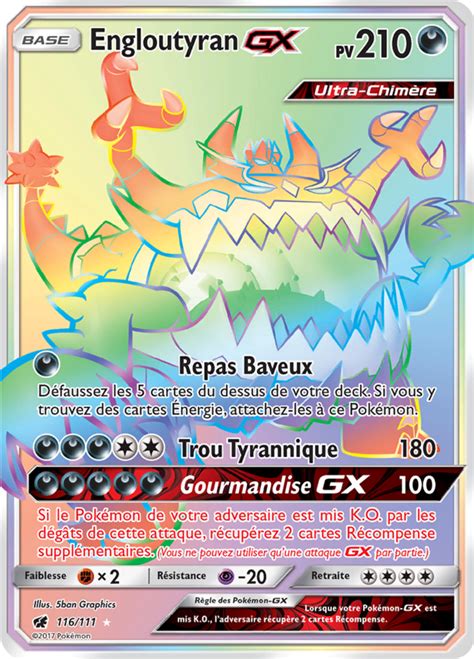 Engloutyran GX Soleil et Lune Invasion Carmin 116 Poképédia