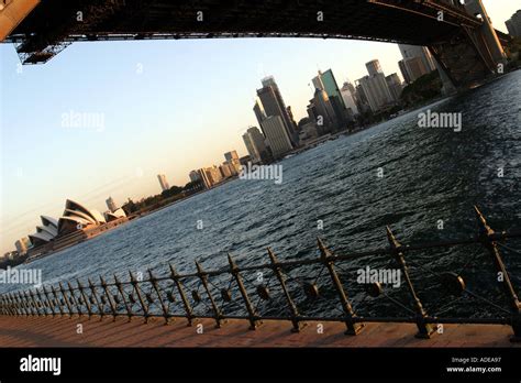 Sydney Harbour Bridge And Sydney Opera House Australia Stock Photo Alamy