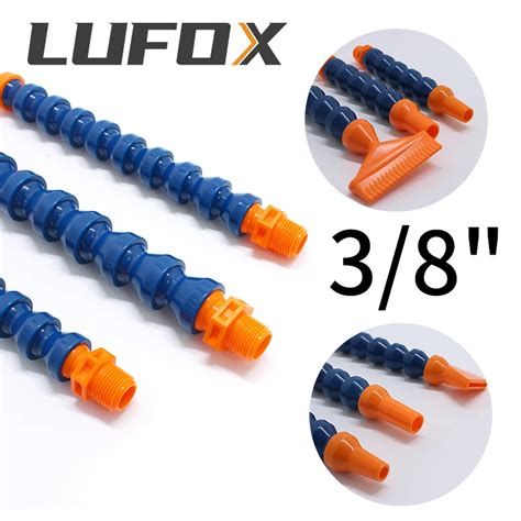 G Male Connector Plastic Flexible Water Oil Coolant Tube Hose