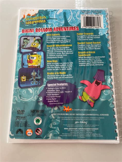 Spongebob Squarepants Bikini Bottom Adventures TV Show DVD Upcycled