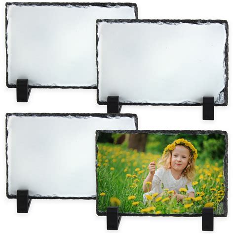 SubliSLATE Sublimation Slate Blank Rectangle Includes Black Display