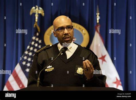 Metropolitan Police Department Chief Robert Contee Hi Res Stock