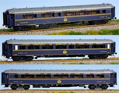 LS Models Set Of 3 Passenger Sleeping Cars Type S Of CIWL In 1956