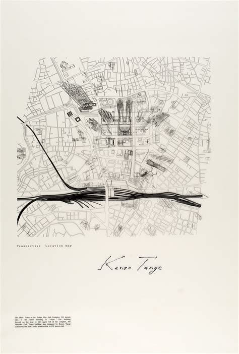 New Tokyo City Hall: Design Drawings. Tokyo, Japan. | The Art Institute ...