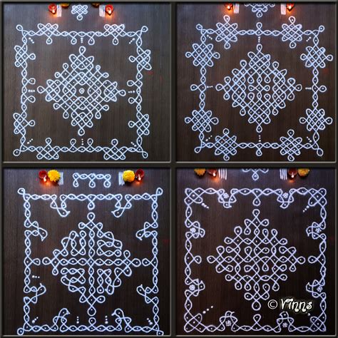 Dots Sikku Kolam Collection Daily Muggulu Rangoli Vinns Kolam